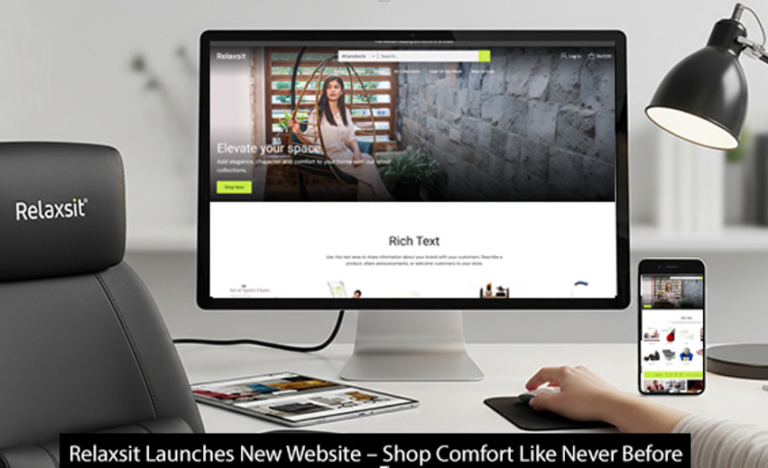 Relaxsit Launches New Website – Shop Comfort Like Never Before